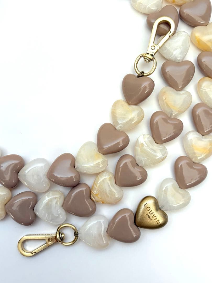 LOUVINI ハート型　ショルダーストラップ　ルヴィニ　最終価格！