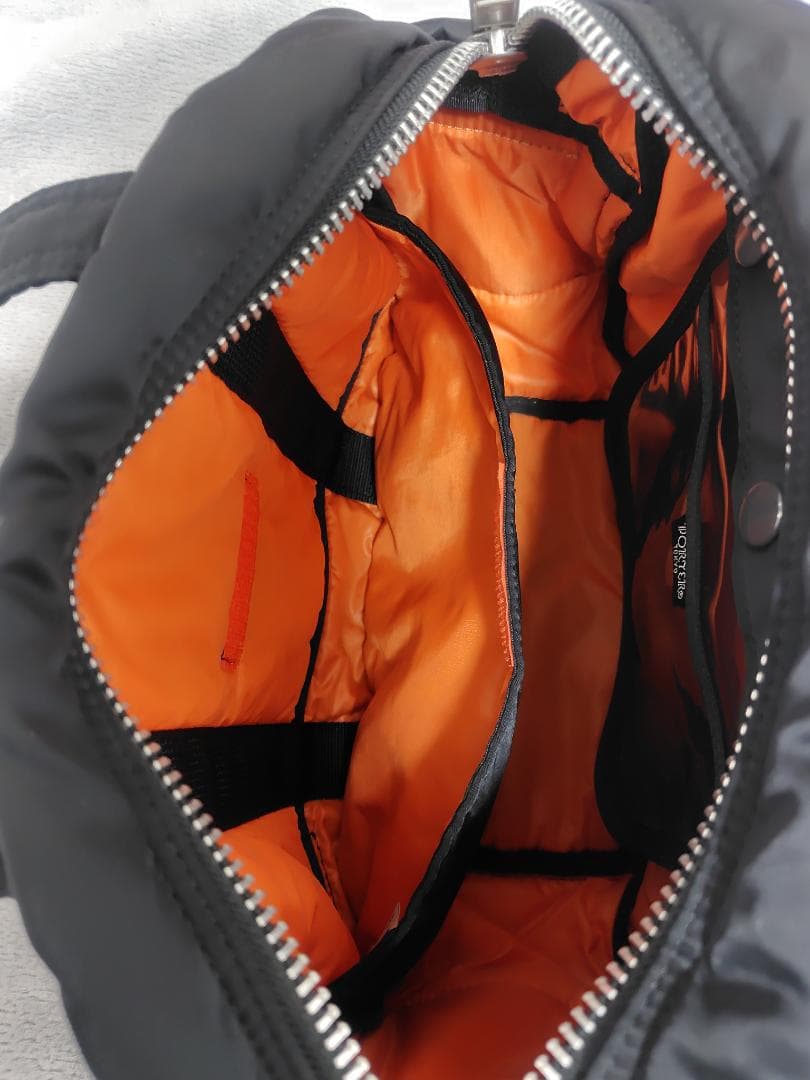 ポーター タンカー　ナイロン トートバッグ ブラック/オレンジ