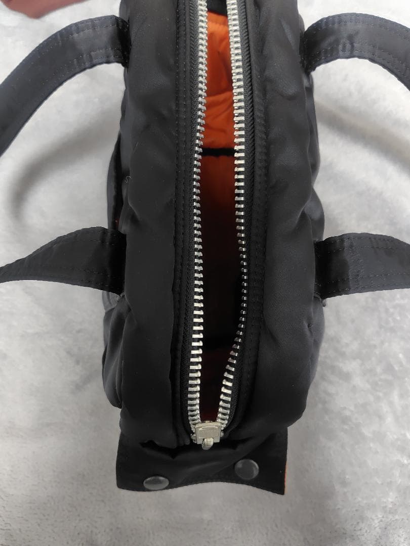 ポーター タンカー　ナイロン トートバッグ ブラック/オレンジ