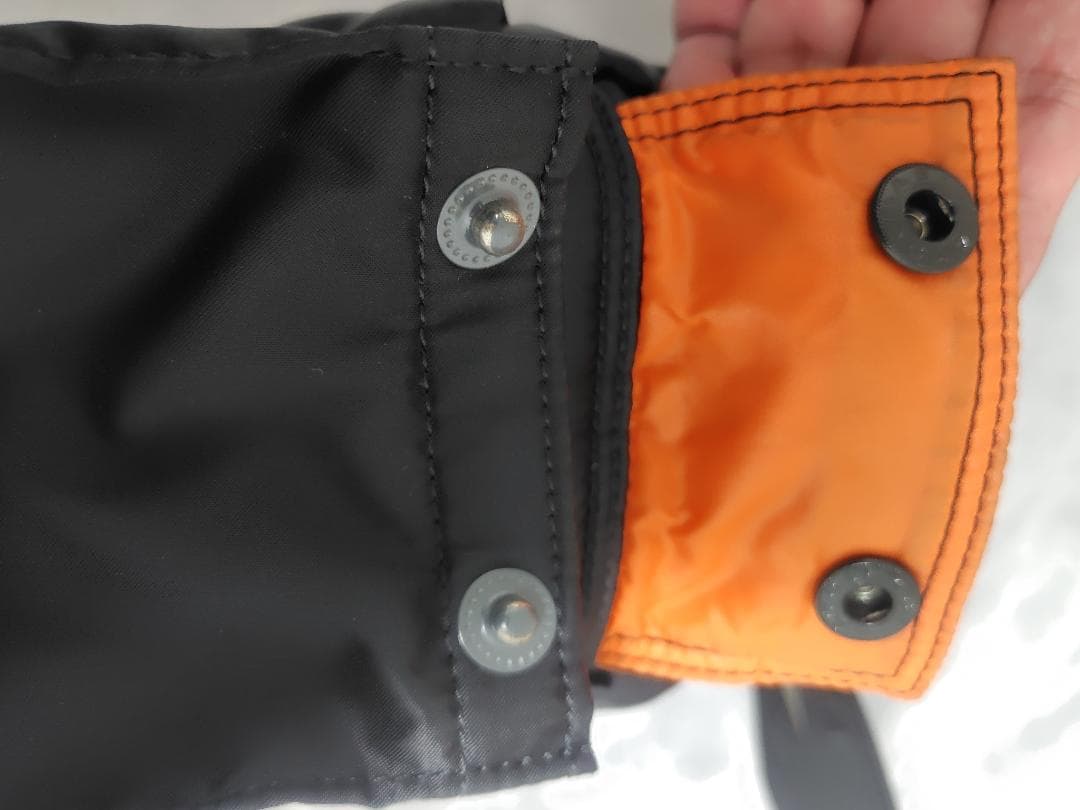 ポーター タンカー　ナイロン トートバッグ ブラック/オレンジ