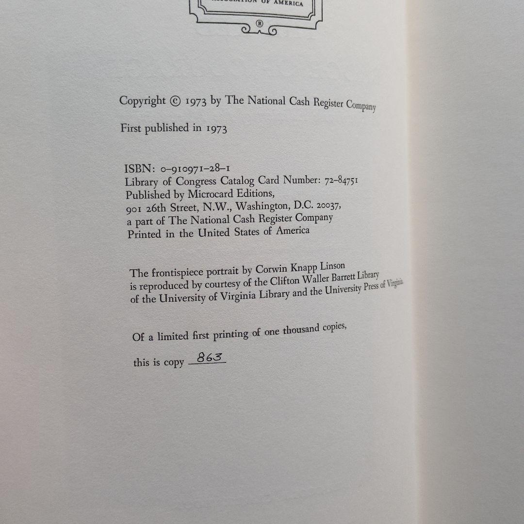 洋書 クレイン Red Badge of Courage 直筆原稿ファクシミリ