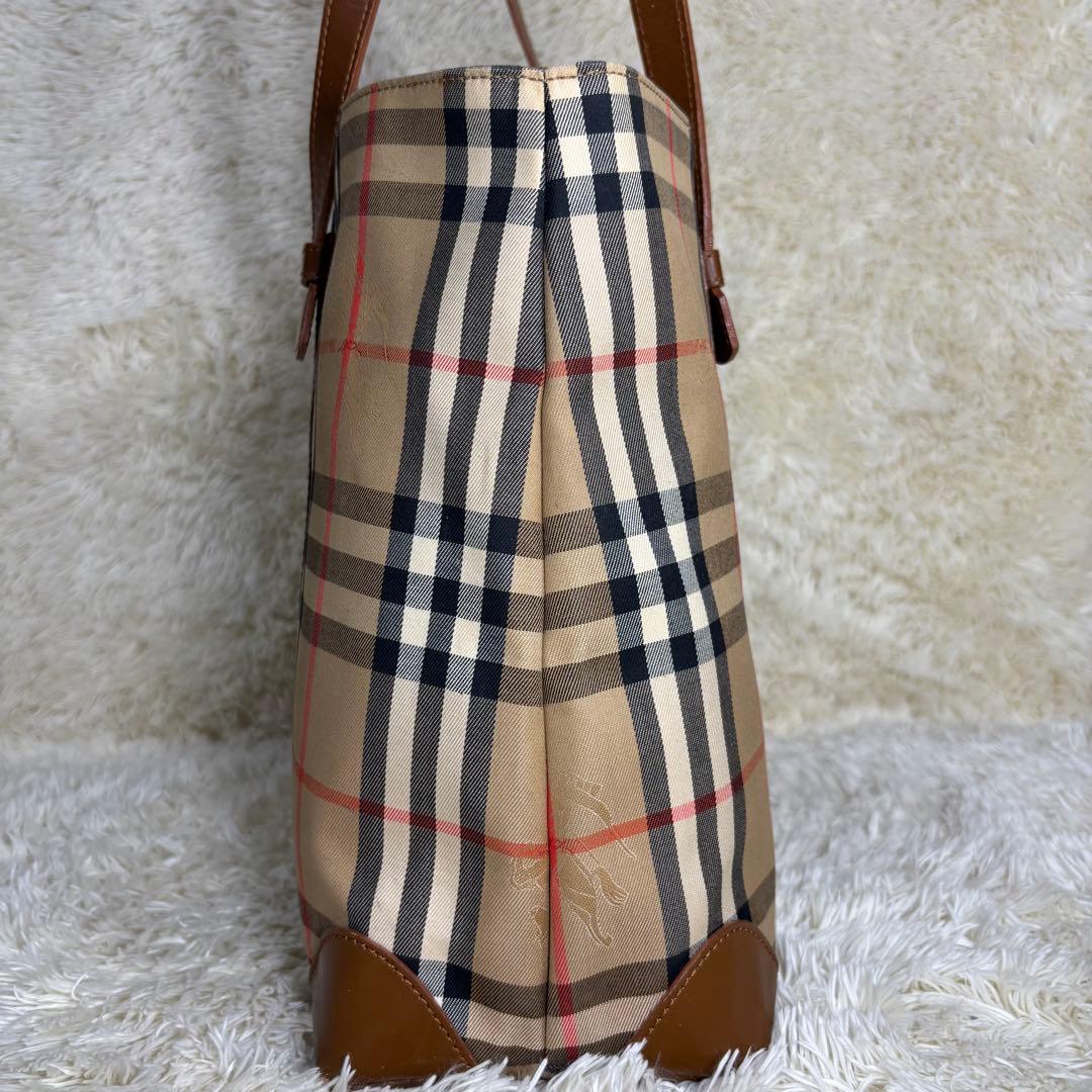 【極希少】Burberrys　旧ロゴ　月桂樹　トートバッグ　A4 ノバチェック