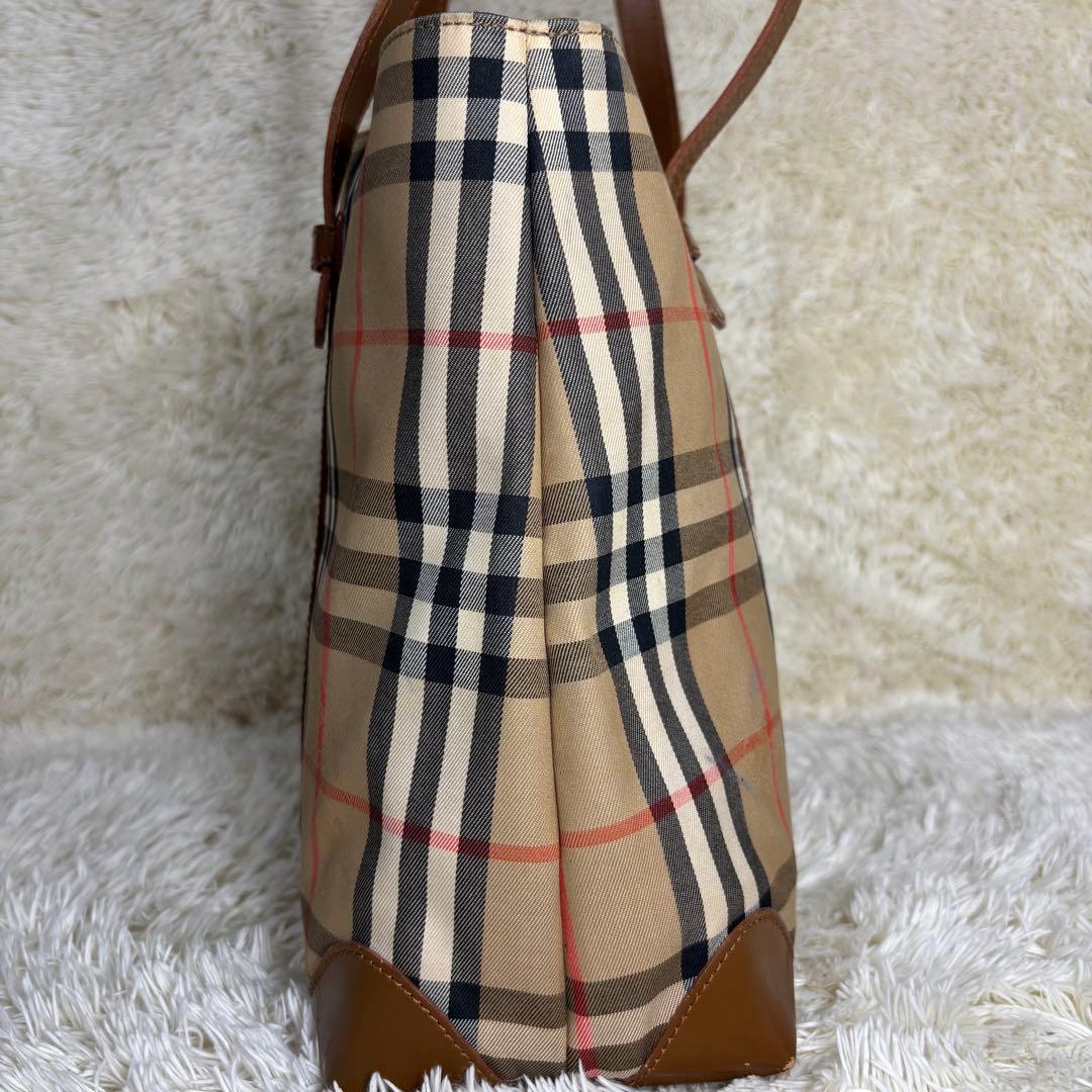 【極希少】Burberrys　旧ロゴ　月桂樹　トートバッグ　A4 ノバチェック