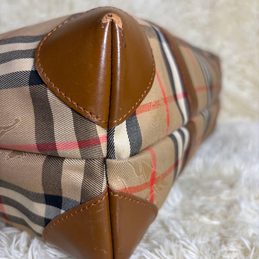 【極希少】Burberrys　旧ロゴ　月桂樹　トートバッグ　A4 ノバチェック