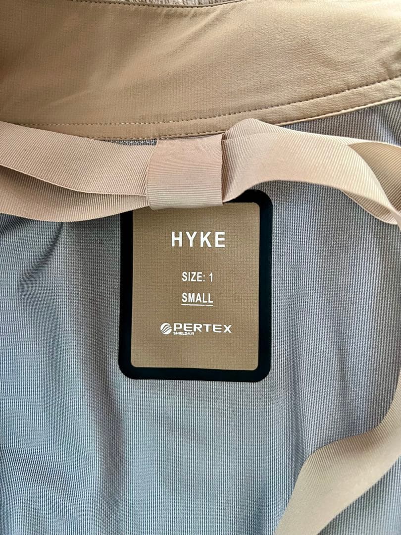 HYKE PERTEX MILITALY COATコート サイズ1 ベージュ