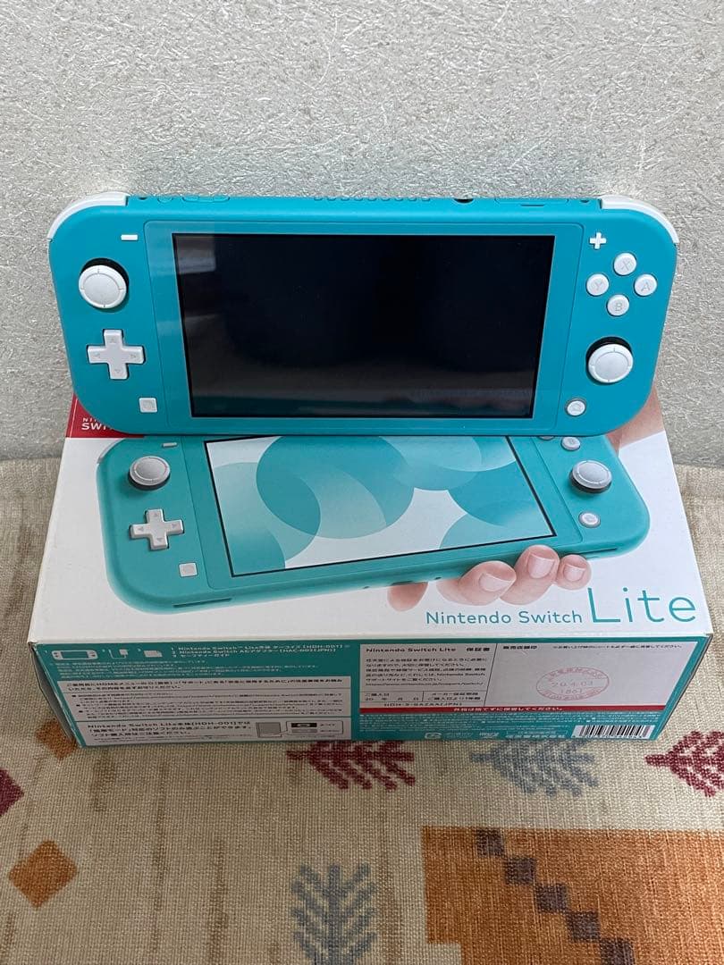 任天堂　Switch rite ターコイズorどうぶつの森ソフトのセット