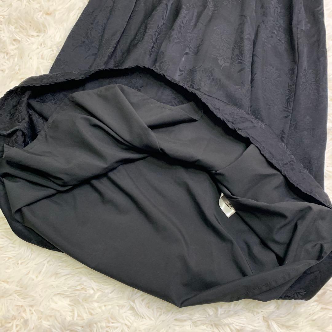 sahara サハラ　Curve Piping Flower Dress