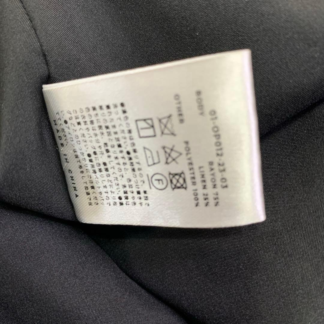 sahara サハラ　Curve Piping Flower Dress