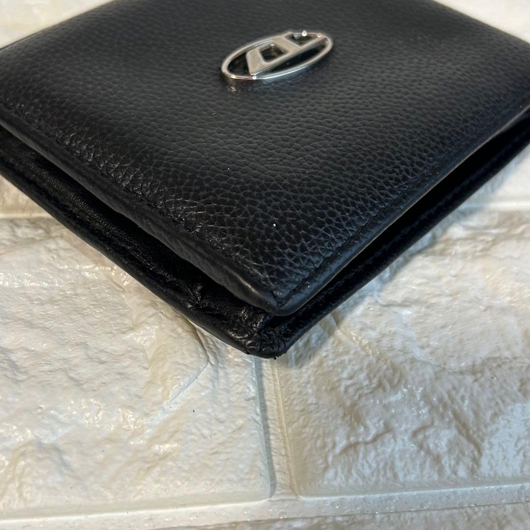 DIESEL ブラック　2つ折り財布