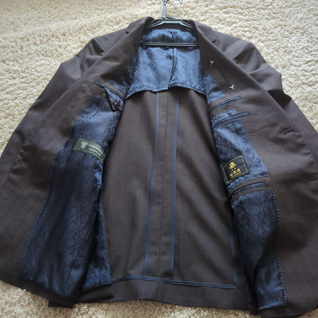 ハーデス　【山形屋】未使用スリーピーススーツ　生地:ドーメル