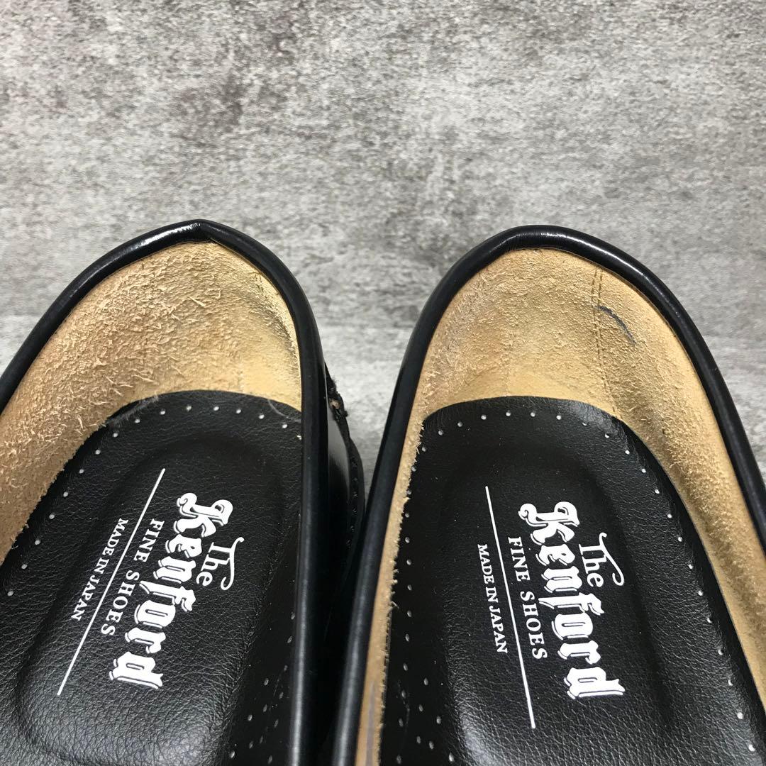 【美品】The Kenford タンクソール キルトタッセル ローファー 黒