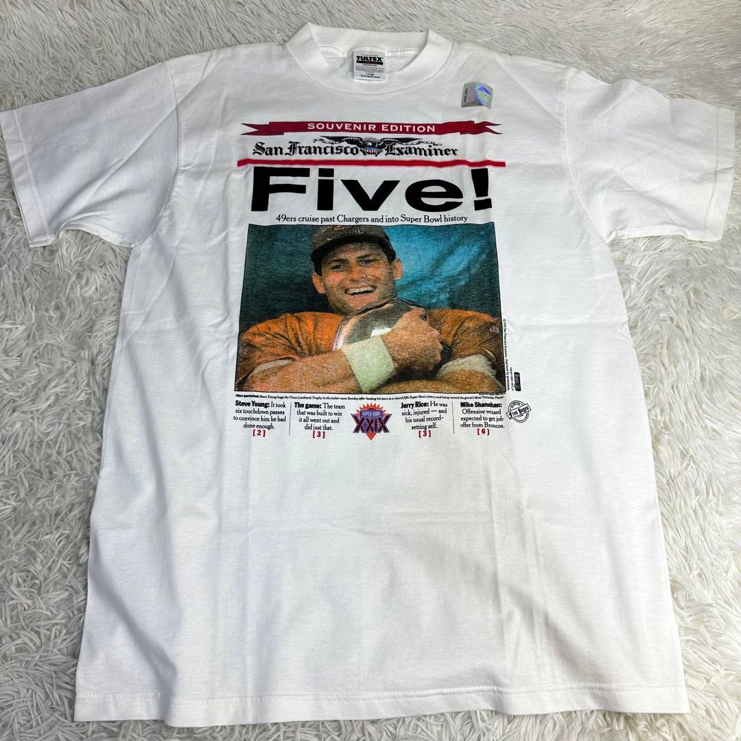 新品 スーパーボウルXXIX 記念Tシャツ　アメリカサイズＬ