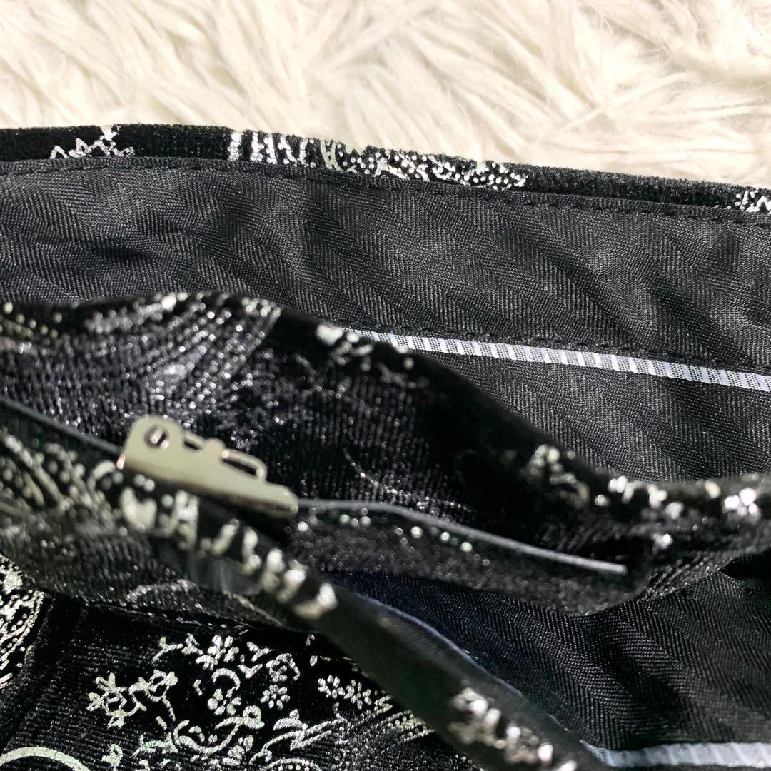 超美品 超希少 ベロアスーツ スリーピース チャイナ柄 衣装スーツ XL 黒