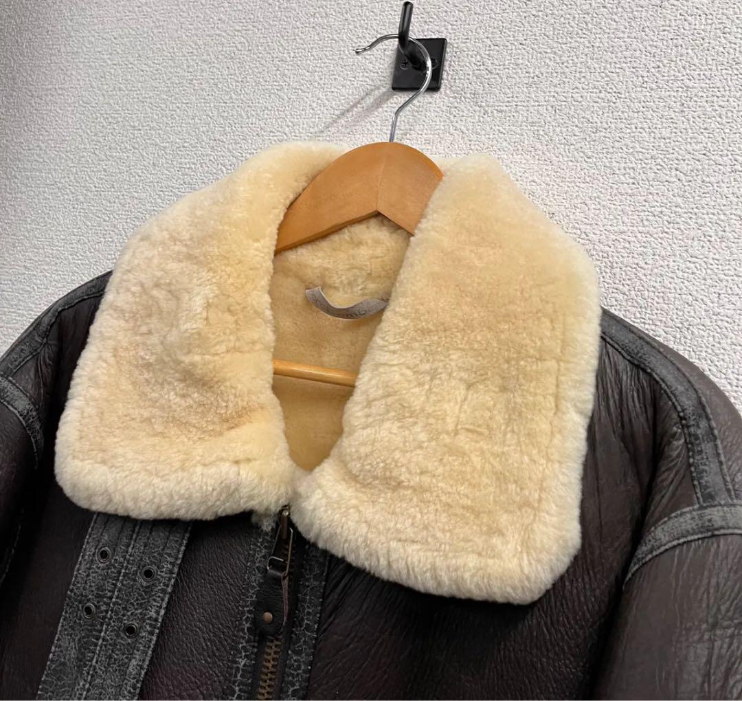 専用 フライトジャケット　B-3 羊革　L リアルムートン USA