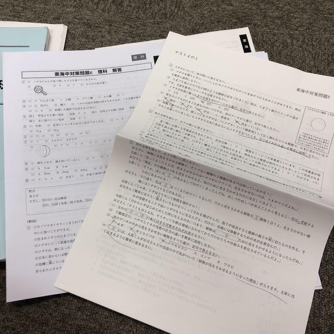 日能研東海　2019年度版　後期①ターム　東海/滝　志望校別対策問題集