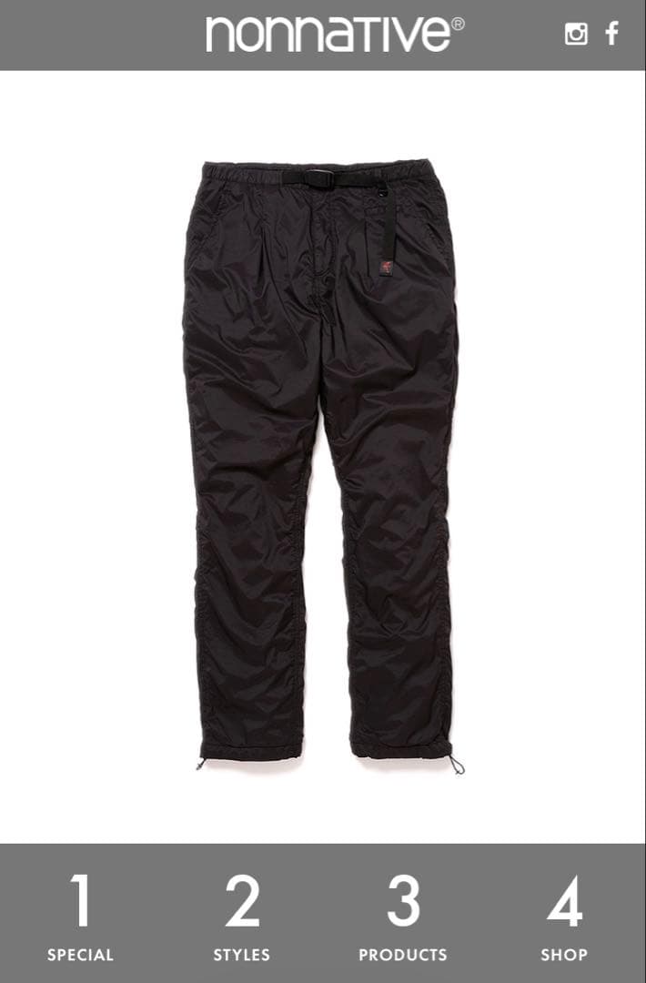 パンツ WALKER EASYPANTS NYLONTAFFETA W FACE