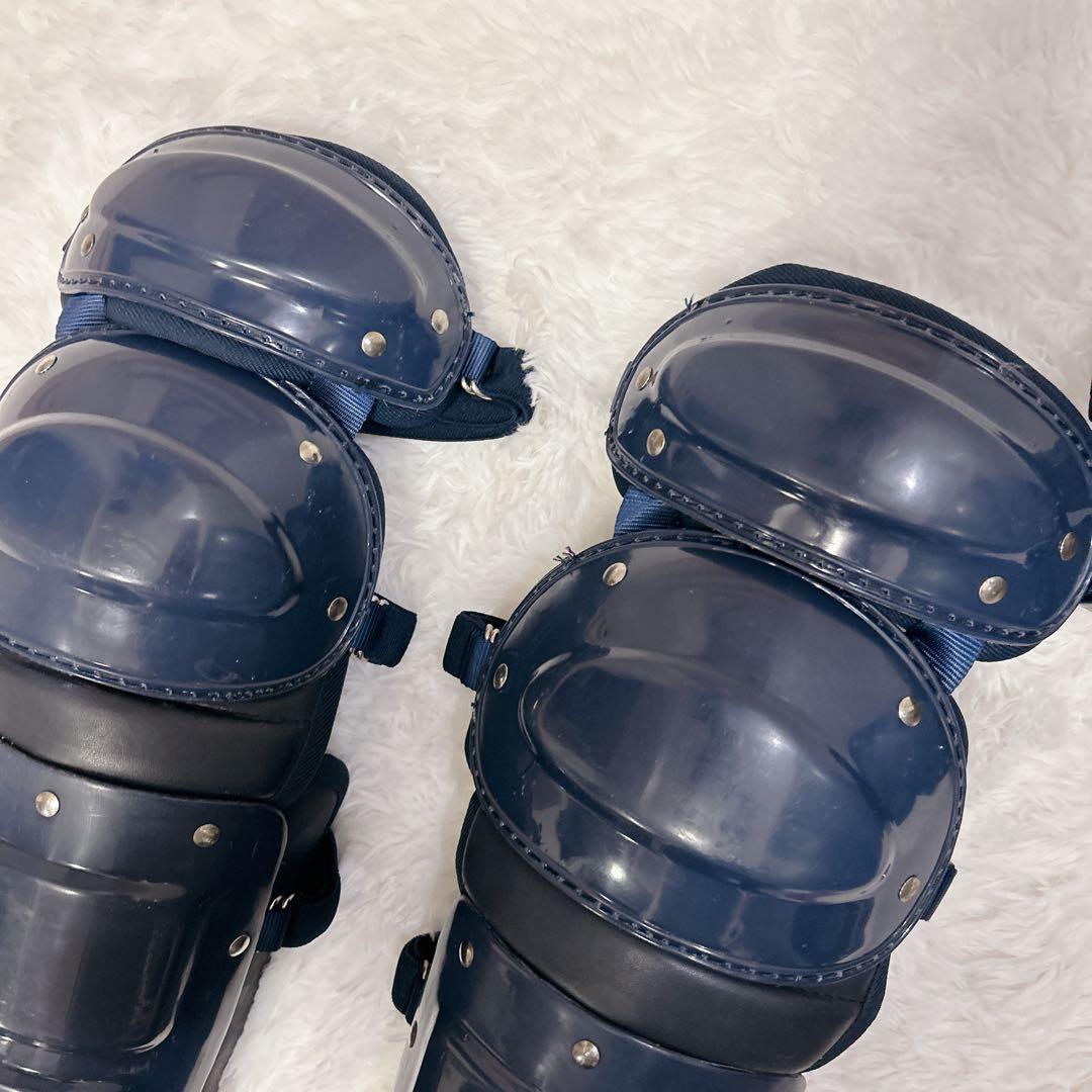 【美品】Mizuno キャッチャー 防具セット Lサイズ ネイビー
