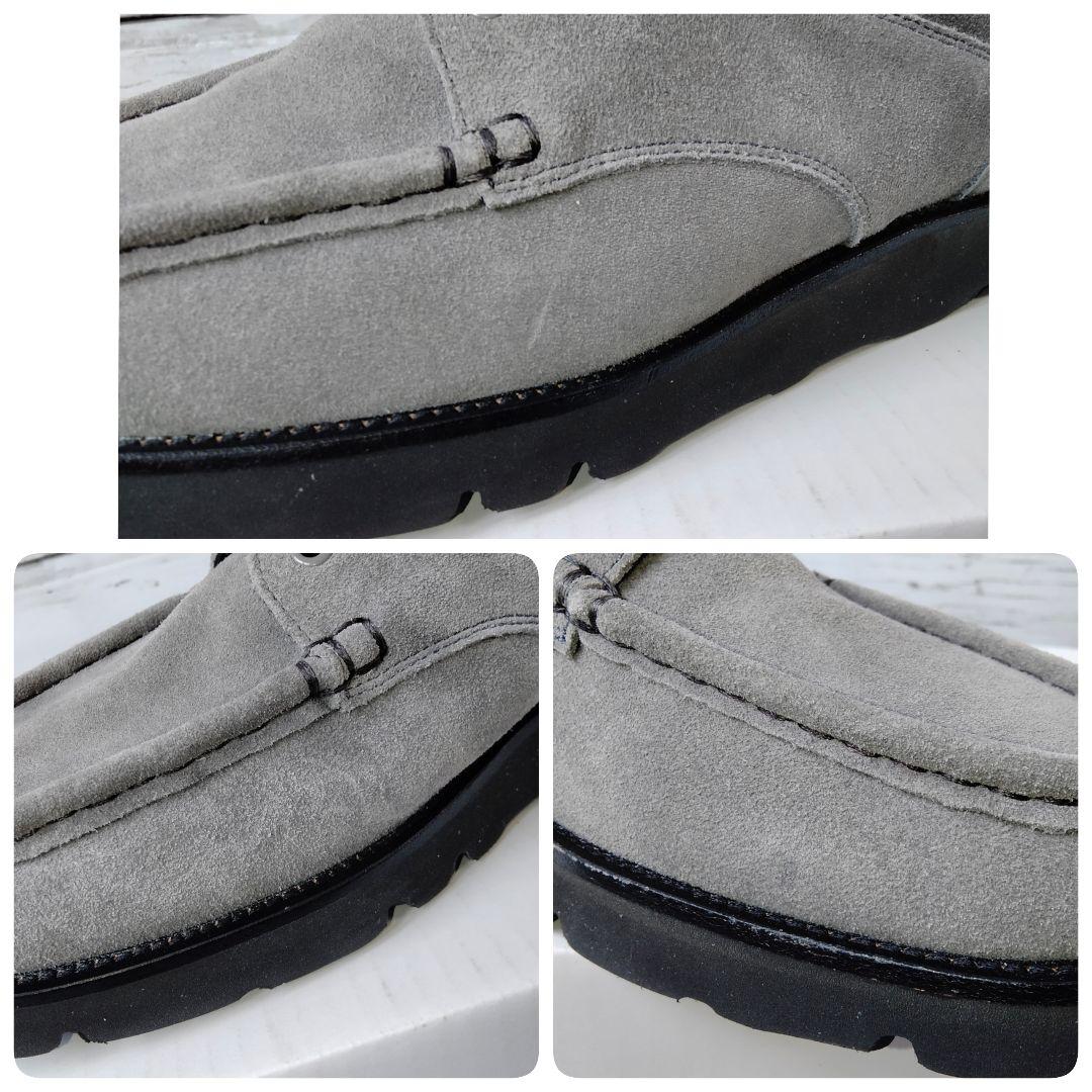 【極美品】Marbot モカシンシューズ スエード ビブラムソール グレー 41