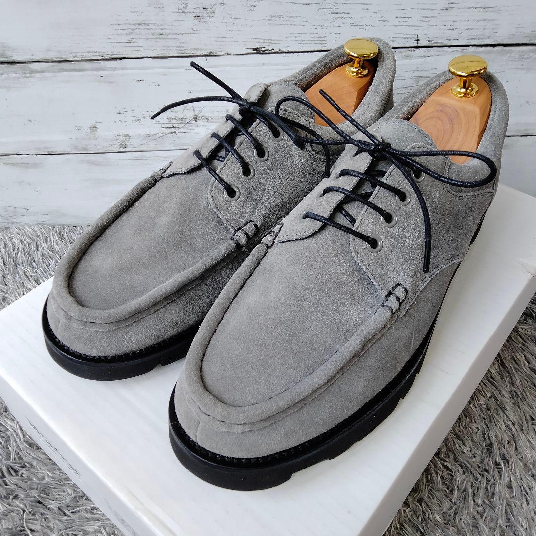 【極美品】Marbot モカシンシューズ スエード ビブラムソール グレー 41