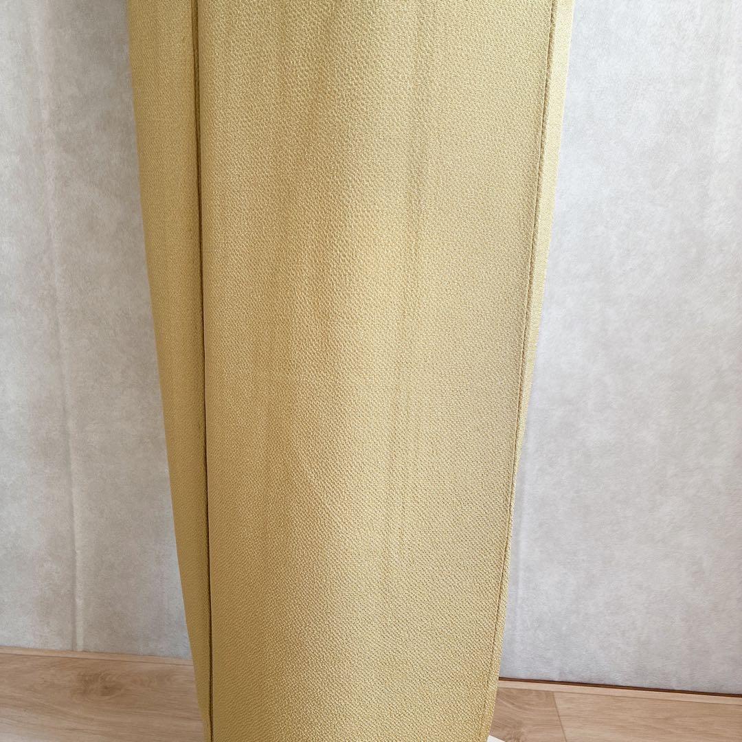 色無地　フルセット　着物　正絹　卒業式　入学式　一つ紋　落款　J10