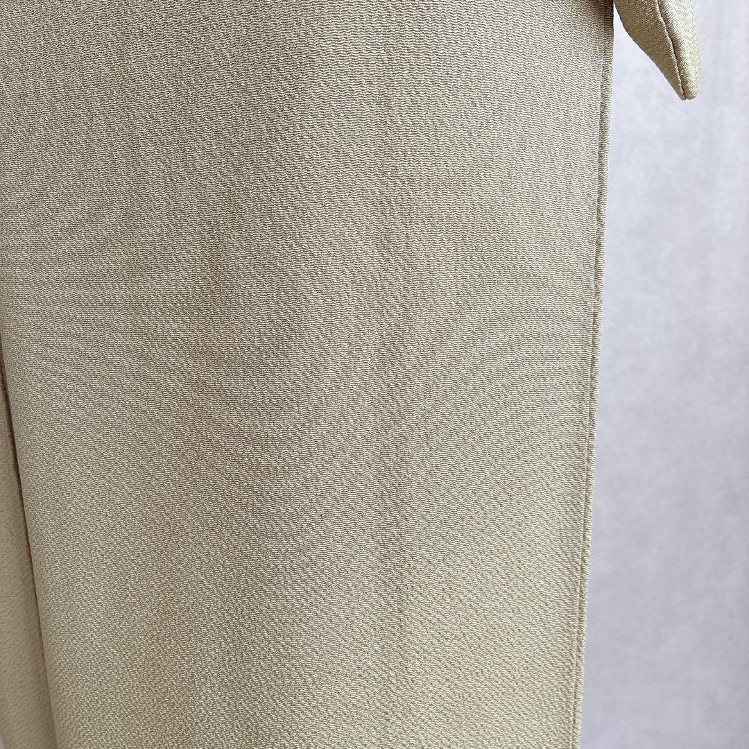 色無地　フルセット　着物　正絹　卒業式　入学式　一つ紋　落款　J10