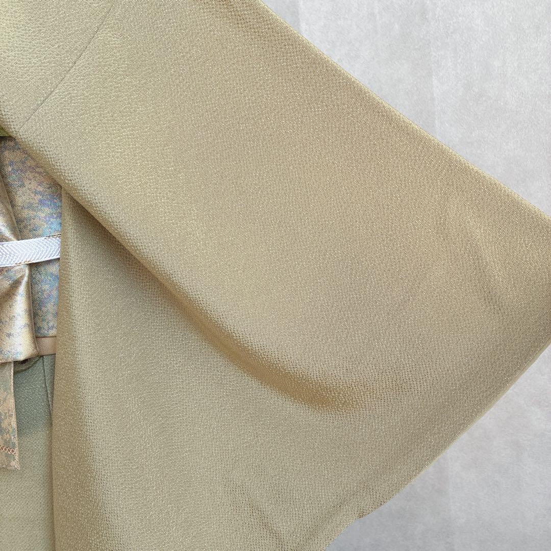 色無地　フルセット　着物　正絹　卒業式　入学式　一つ紋　落款　J10