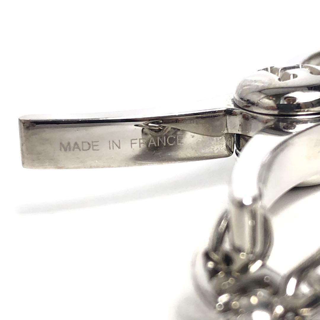 HERMES エルメス グローブホルダー シルバーカラー チャーム