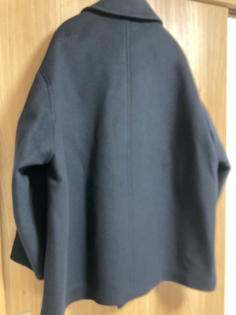 グラフペーパー Light Melton Shawl Collar Coat