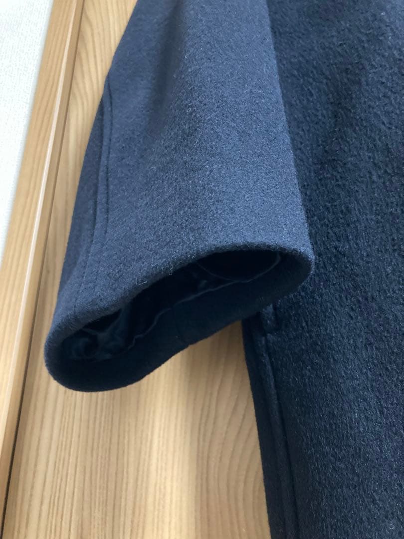 グラフペーパー Light Melton Shawl Collar Coat