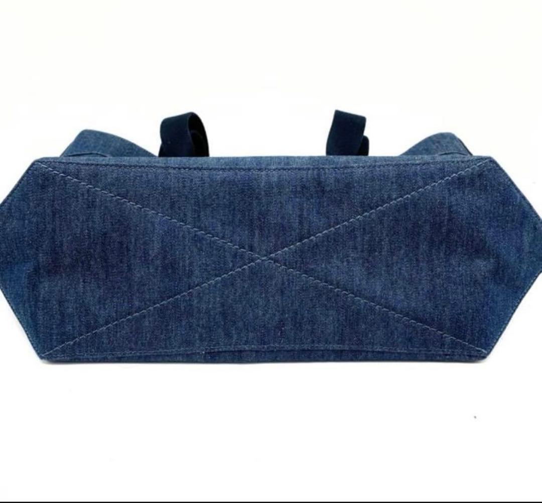 未使用級✨COACH トートバッグ キャンバス デニム ブルー 大容量