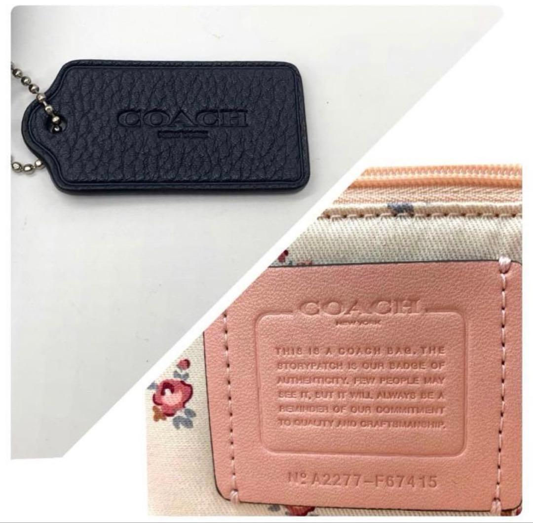 未使用級✨COACH トートバッグ キャンバス デニム ブルー 大容量