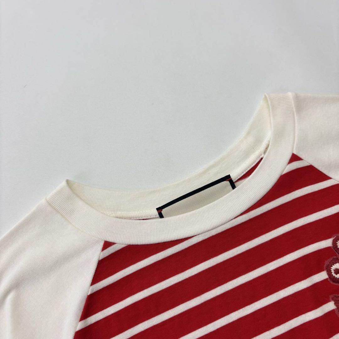 GUCCI グッチ ボーダー アンカー ロゴ カットソー サイズ S