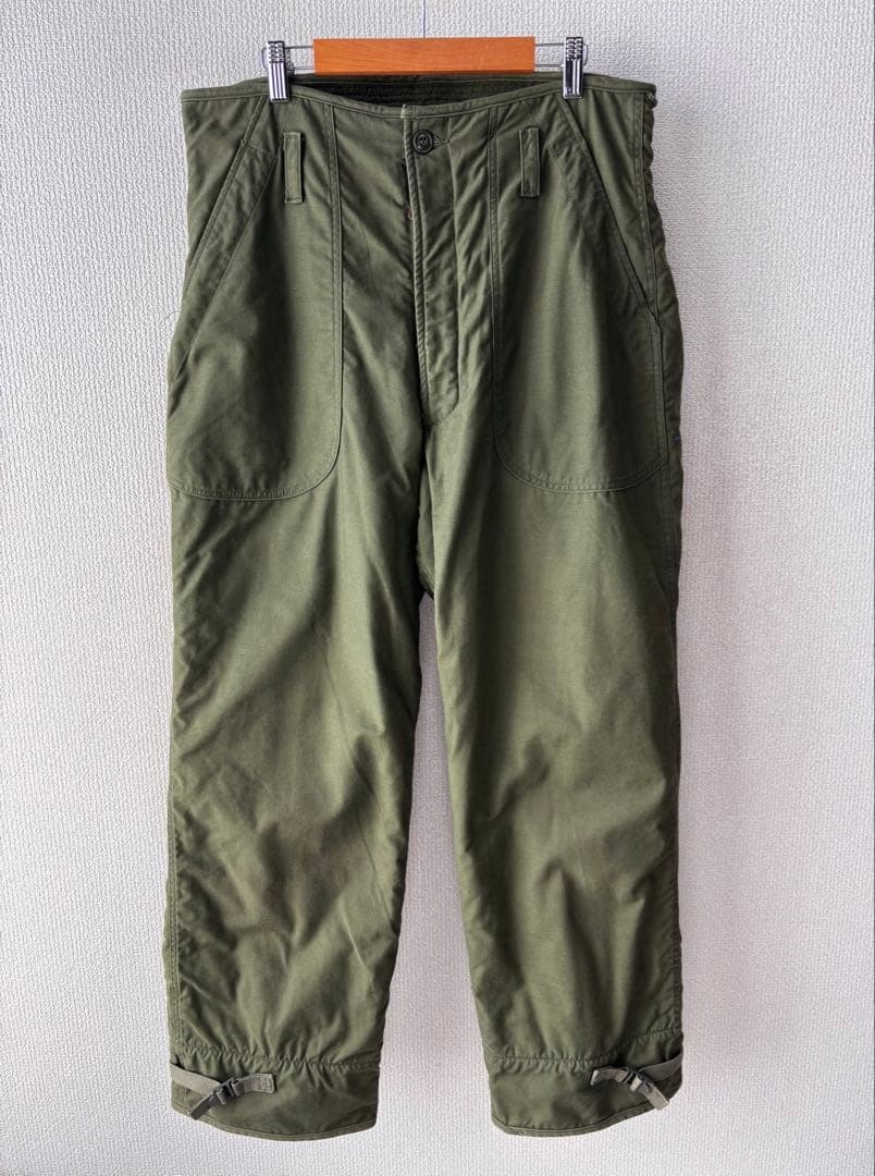70s 米軍 U.S.NAVY A-2 デッキ パンツ ミリタリー ビンテージ