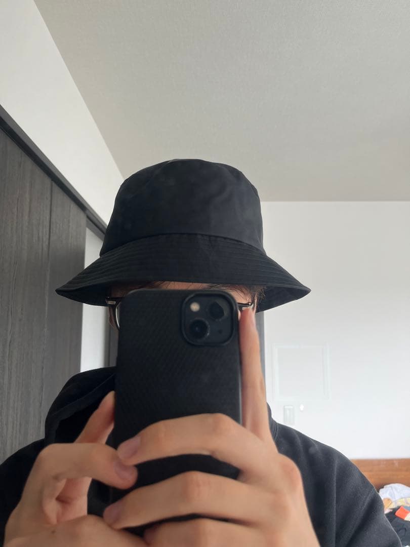 ブラック バケットハット