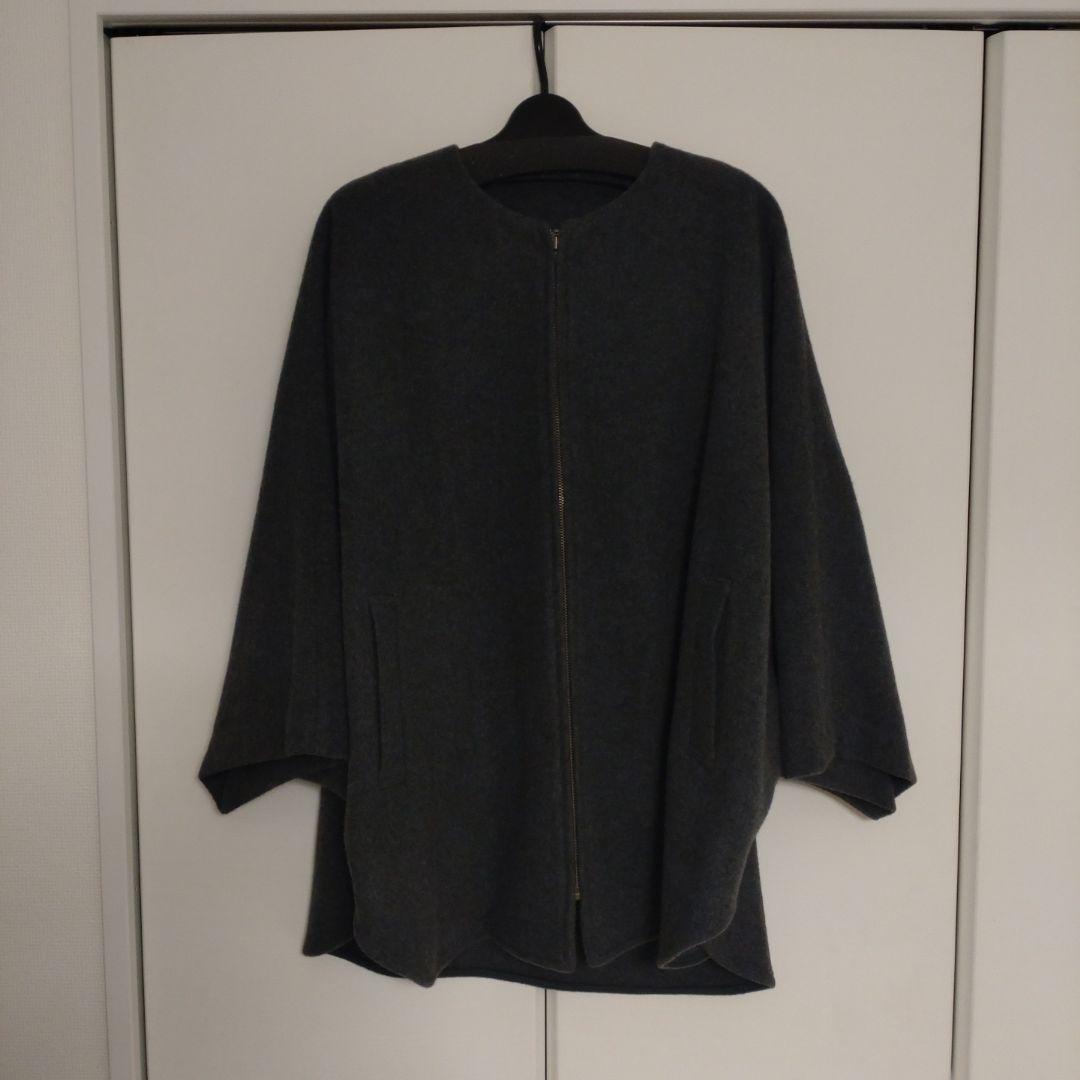 【ビアズリー】ウールポンチョコート