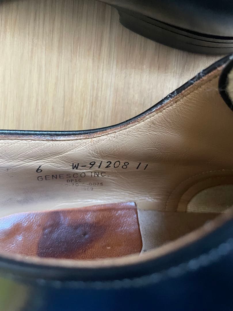 60s u.s.navyアメリカ軍サービスシューズ 1969年製