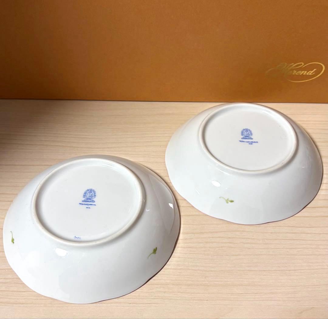 ヘレンド　ウィーンの薔薇 ピンク ボウル 皿 オリジナルボックス付属