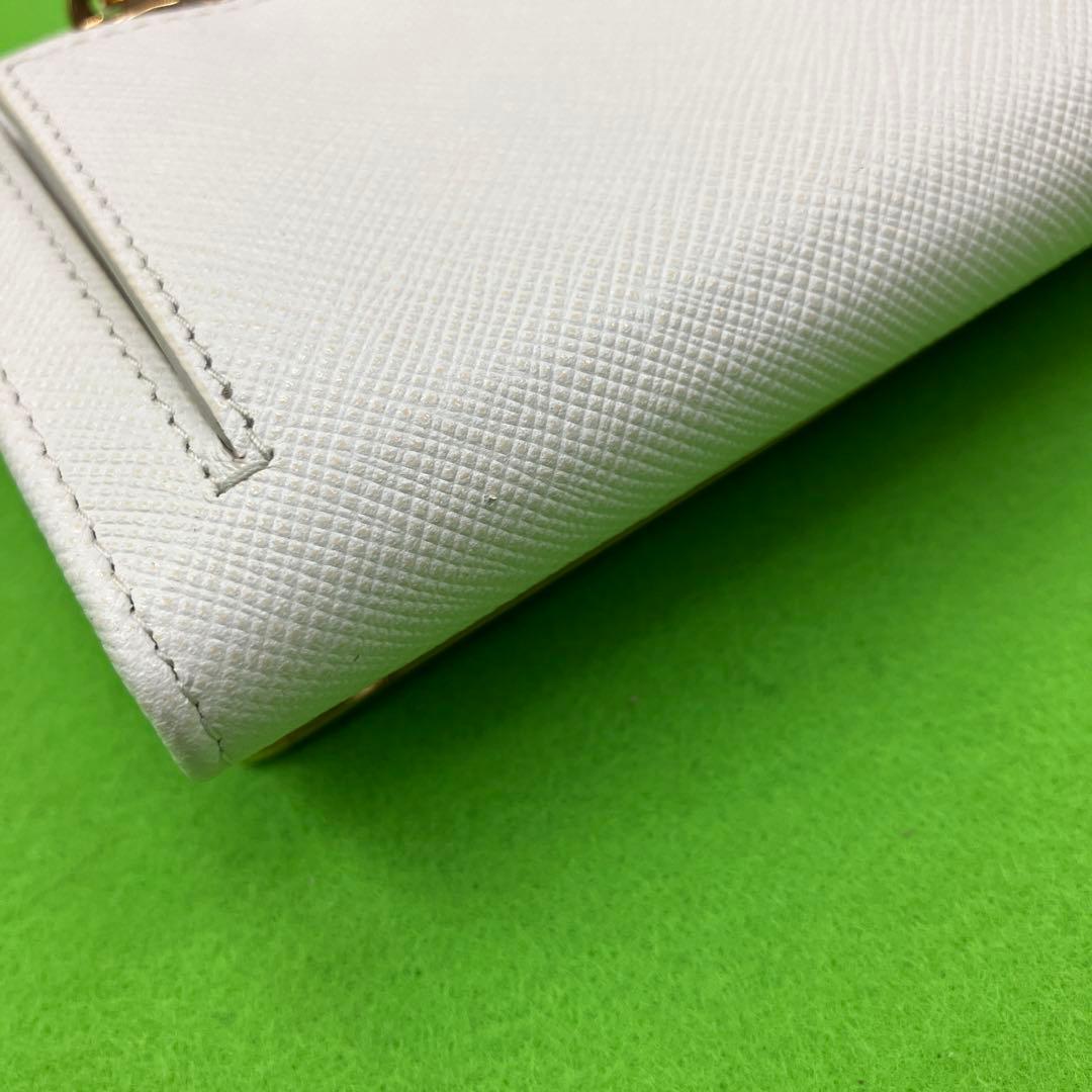 新品未使用‼️【PRADA】長財布 1MH311 サフィアーノ レザー ビアンコ
