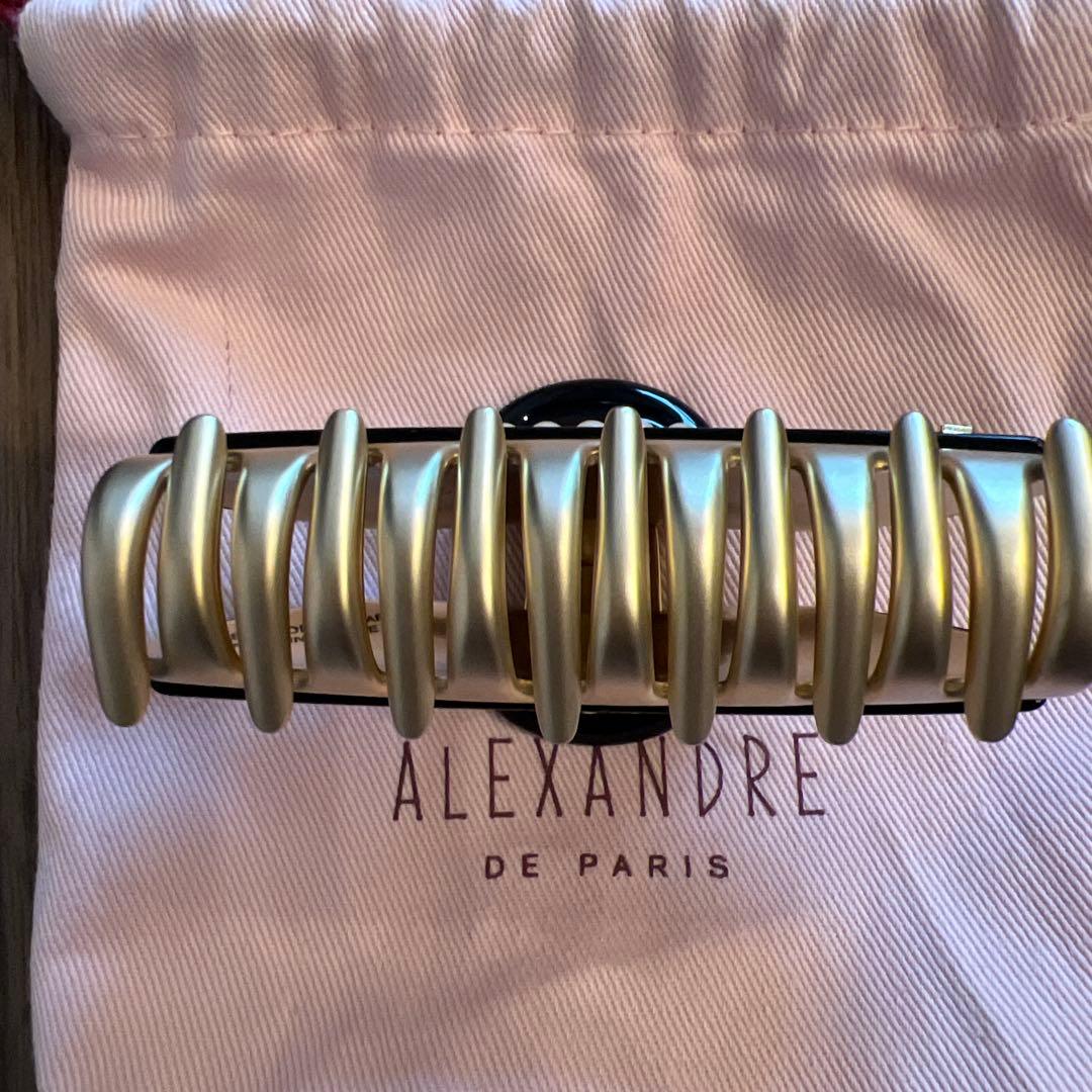 【ALEXANDRE DE PARIS】パールヘアクリップ