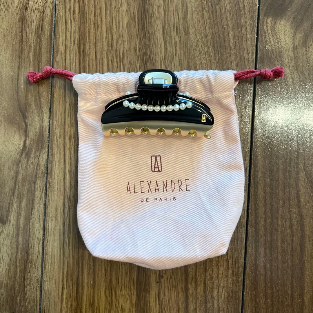 【ALEXANDRE DE PARIS】パールヘアクリップ
