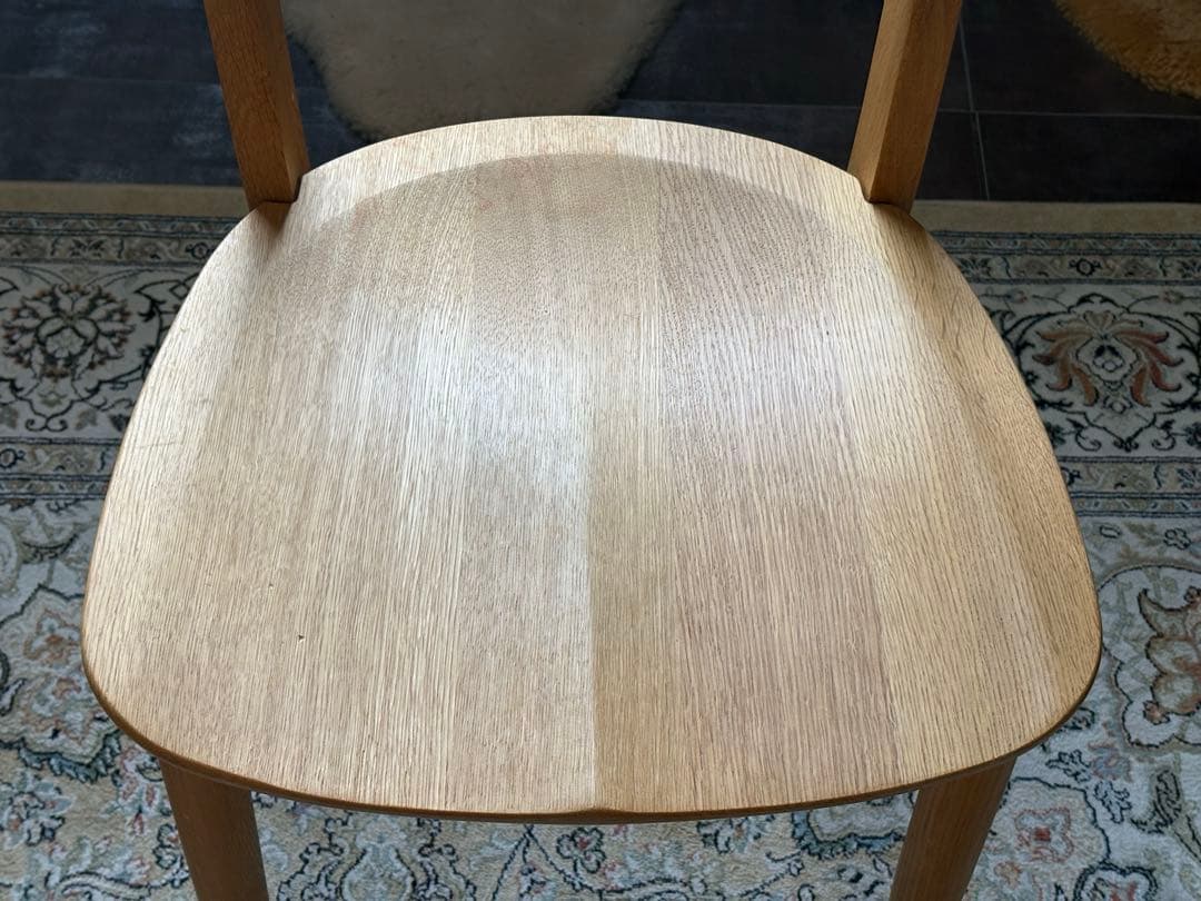 柏木工　ダイニングチェア　4脚セット　北欧　モダン　アームチェア nY