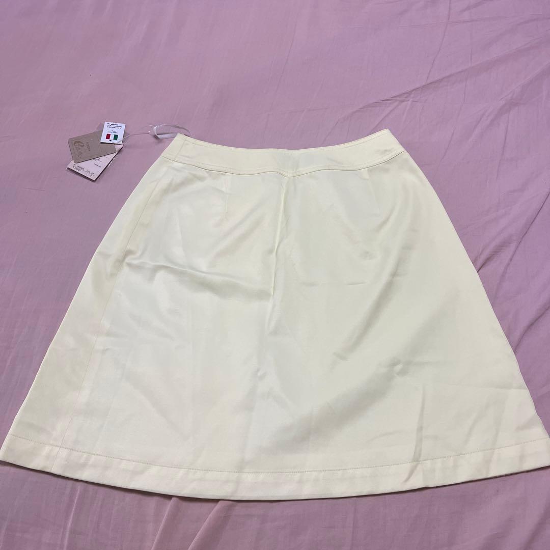 RENOWN ensuite ミニスカート　ゴルフ　テニス　スポーツ　イエロー