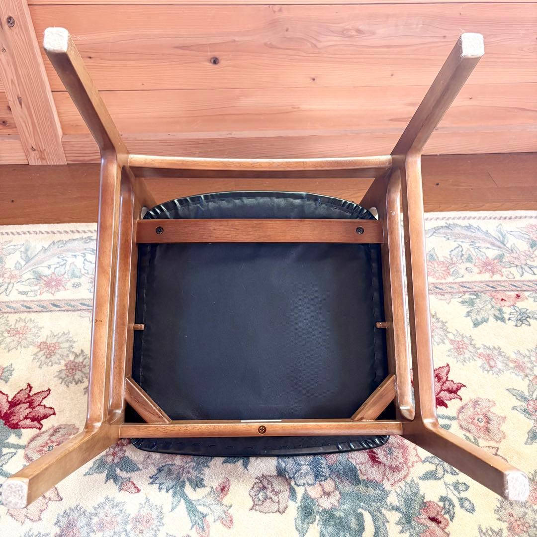 【カリモク60+ ダイニングチェア】②　2脚セット可　日本製　レザー