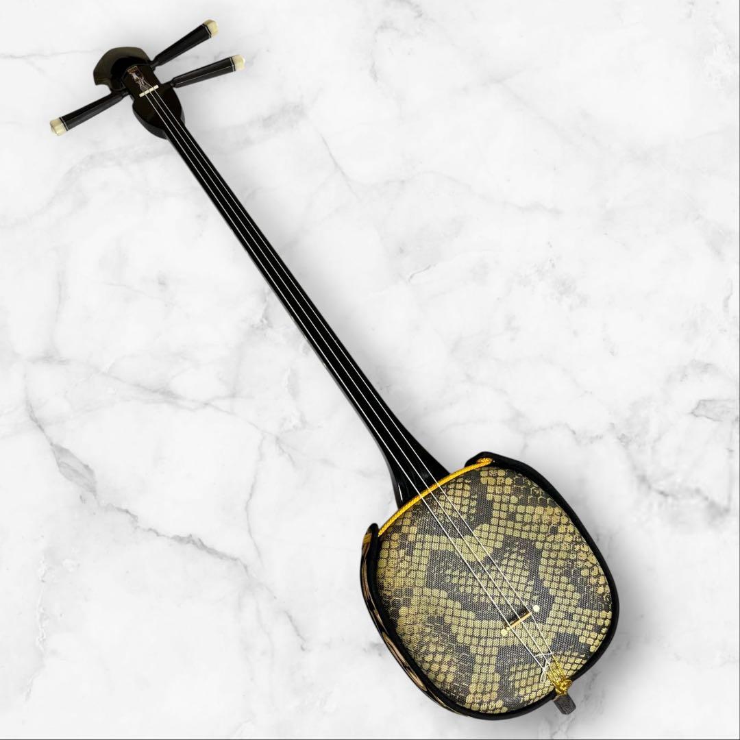 沖縄三線 ソフトケース 人口皮 入門 三線 沖縄 初心者 未使用弦付属