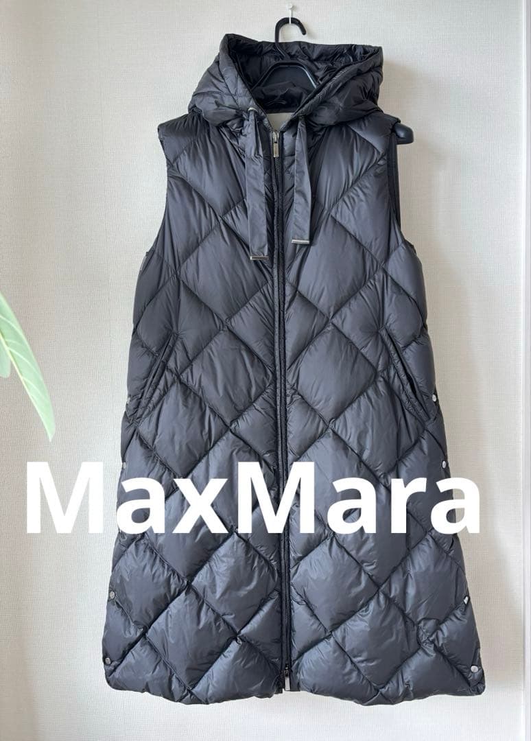 美品✳︎MaxMara THE CUBE テクニカルキルティング ロングジレ