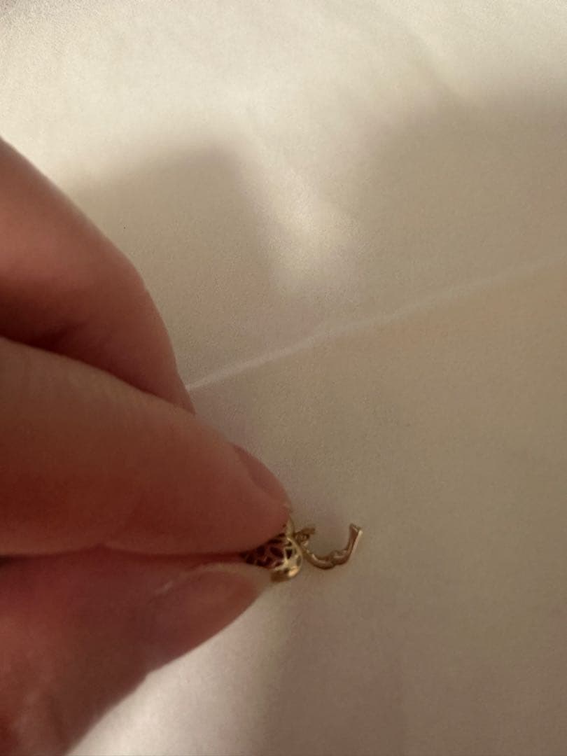 K18YG ペンダントのみ　ルビー0.05ct