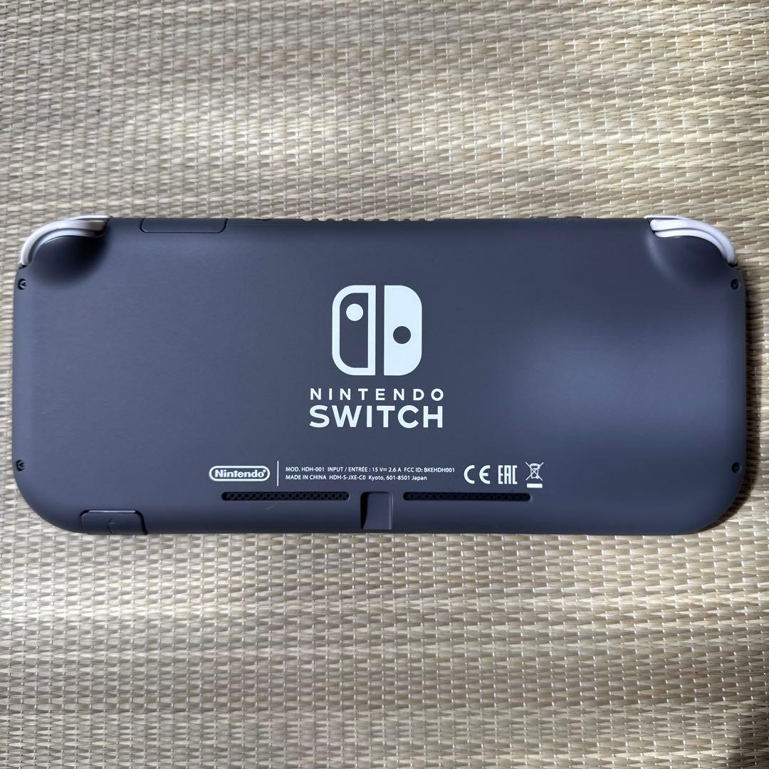 Nintendo Switch Lite 本体 グレー　ケース付き