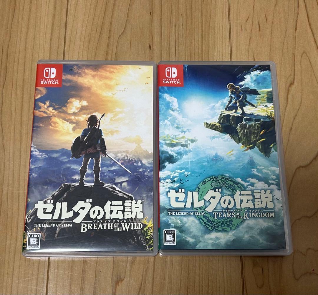 Switch ゼルダの伝説　ブレワイ　ティアキン　２本セット