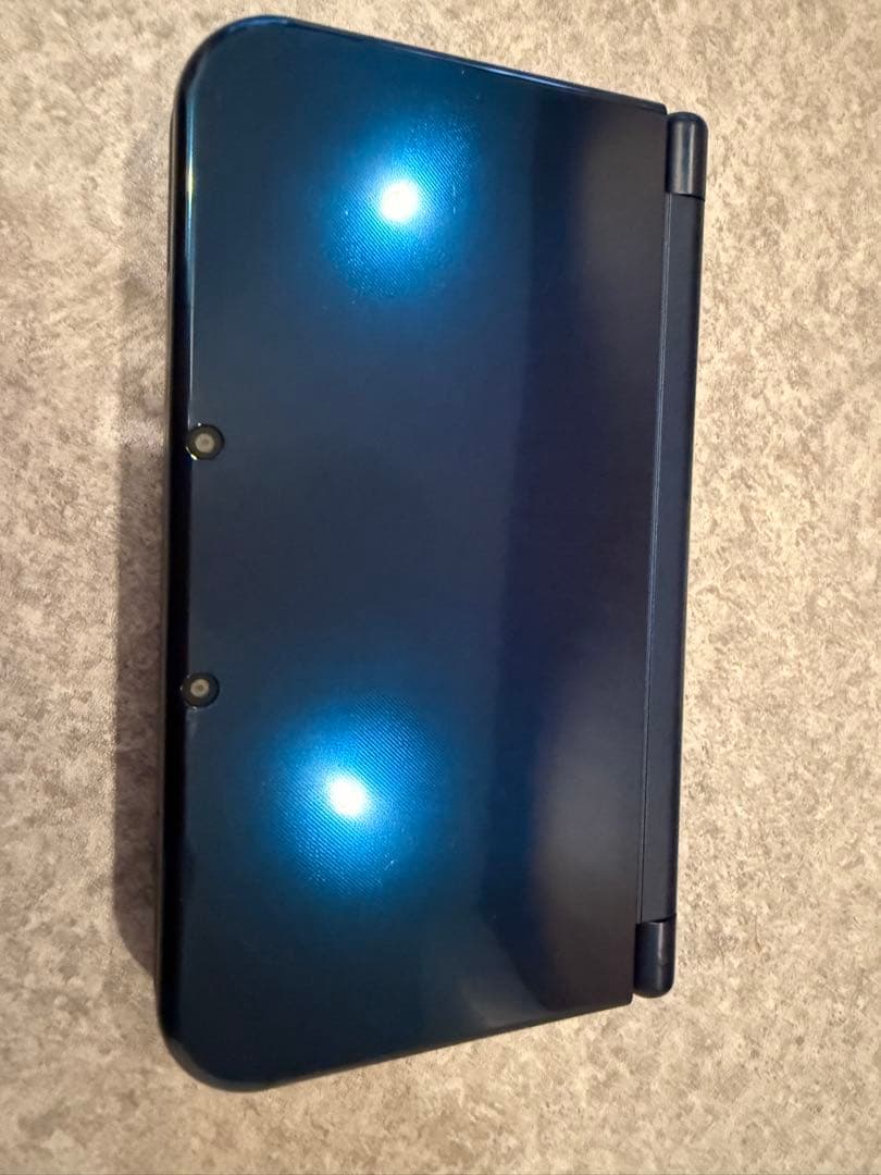 7-060 Newニンテンドー3DS LL メタリックブルー 上IPS