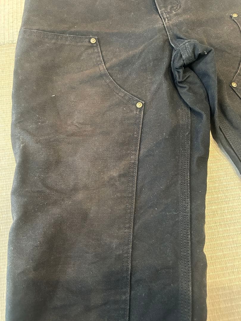 カーハート　ダブルニー　ブラック　32×30